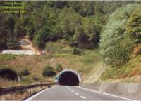 Northern Italy autostrada tunnel